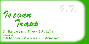 istvan trapp business card